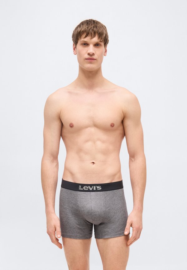 Levi's® MEN BRIEF 2 PACK - Boxer briefs - grey/black