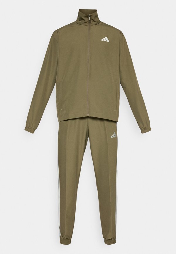 adidas Sportswear SET - Tracksuit - olive strata