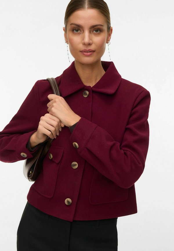 Vero Moda VMCAYA - Light jacket - zinfandel