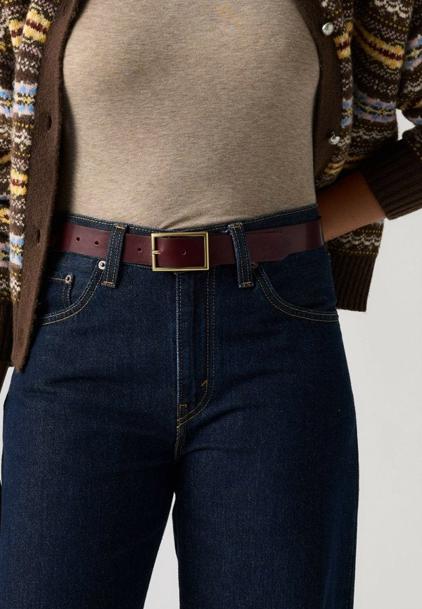 Levi's® RECTANGLE BUCKLE BELT - Belt - caviar - purples