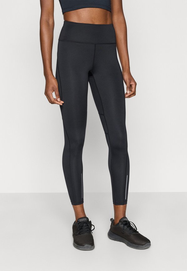 Even&Odd active 7/8 LENGTH MID RISE LEGGINGS WITH REFLECTIVE STRIP
