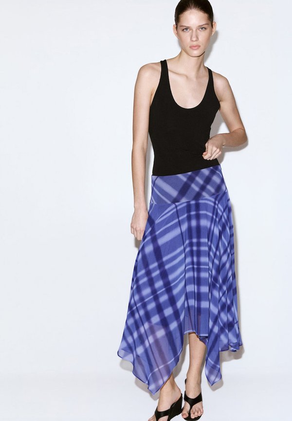 Mango ADULT - A-line skirt - blue