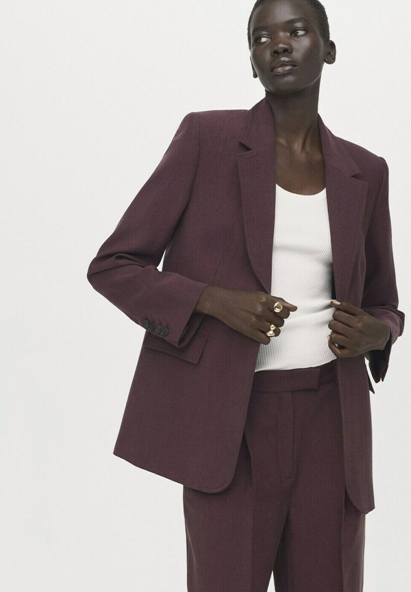 Mango Short coat - purple