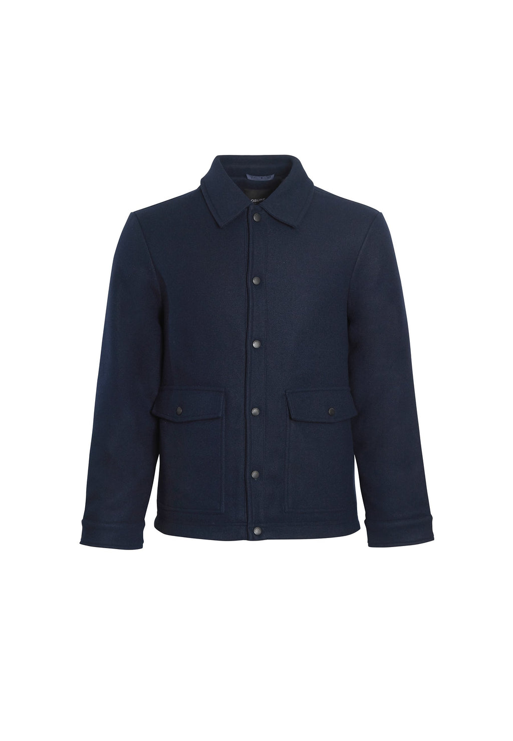CLOSURE London FAUX WOOL BUTTON UP SHACKET
