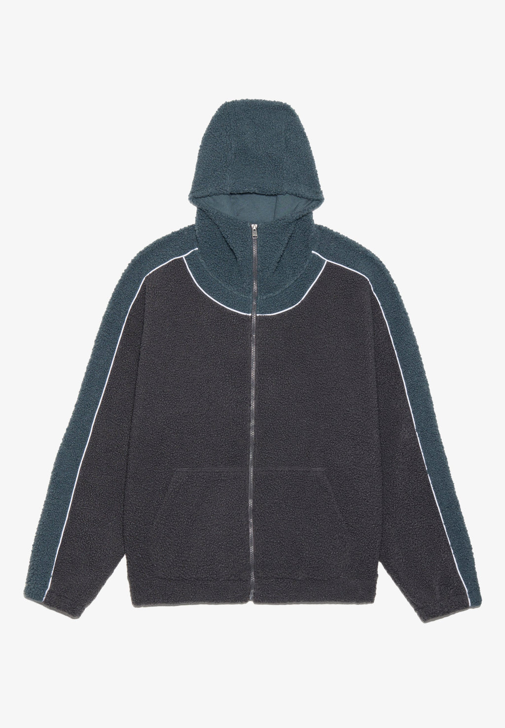 YOURTURN UNISEX FLEECE RELAXED FIT BALACLAVA HOODIE