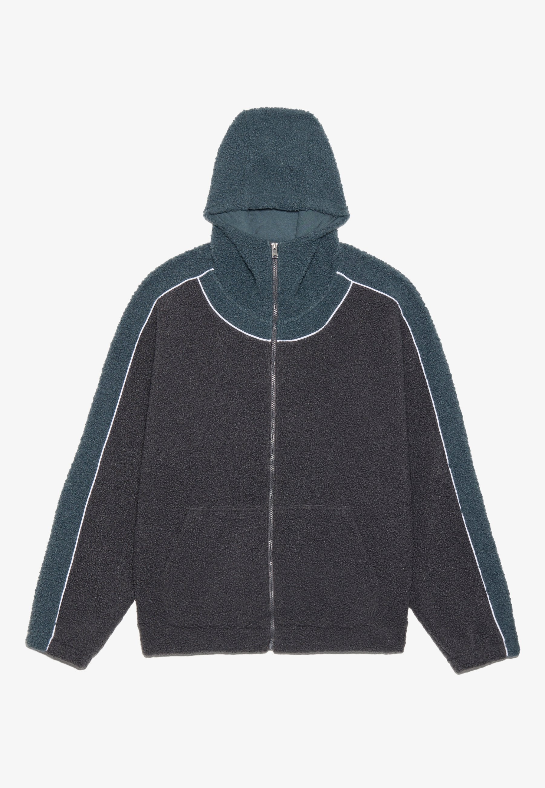 YOURTURN UNISEX FLEECE RELAXED FIT BALACLAVA HOODIE