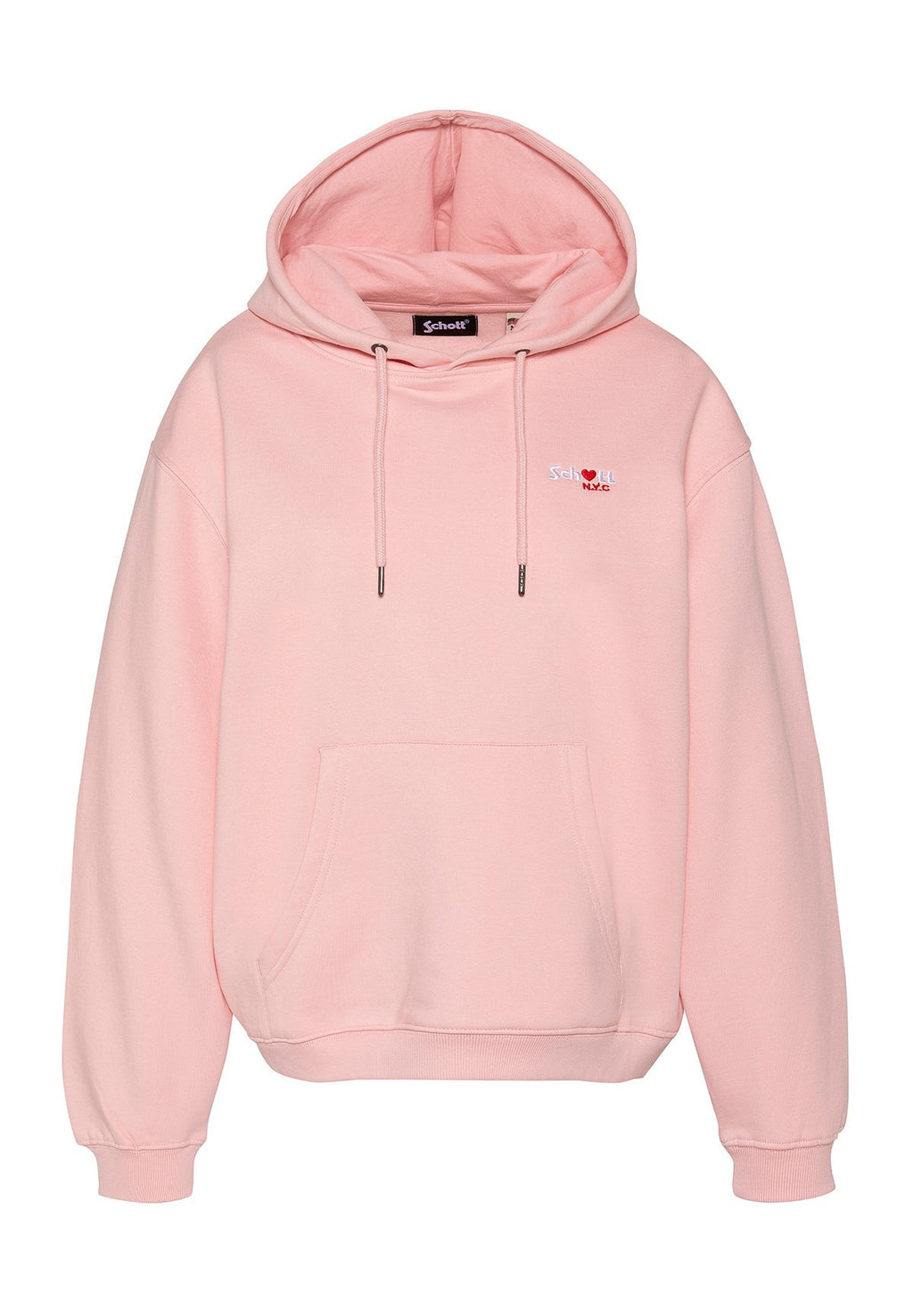 Schott SWEATSHIRT À CAPUCHE AVEC BRODERIE CUR
