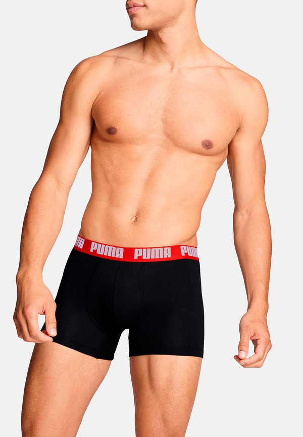 Puma EVERYDAY 10ER PACK - Boxer briefs - black red