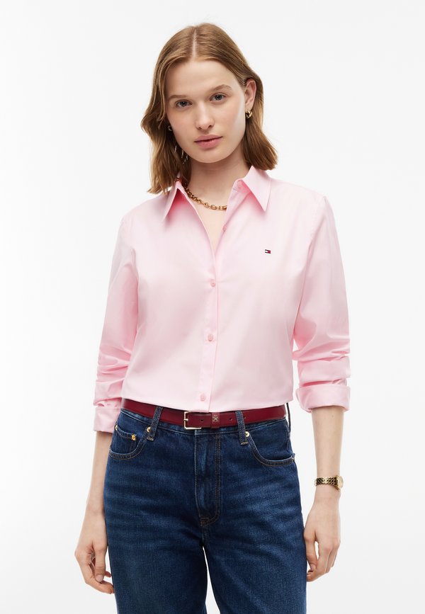 Tommy Hilfiger POPLIN REGULAR SHIRT - CORE SHIRTING - Button-down blouse - light pink