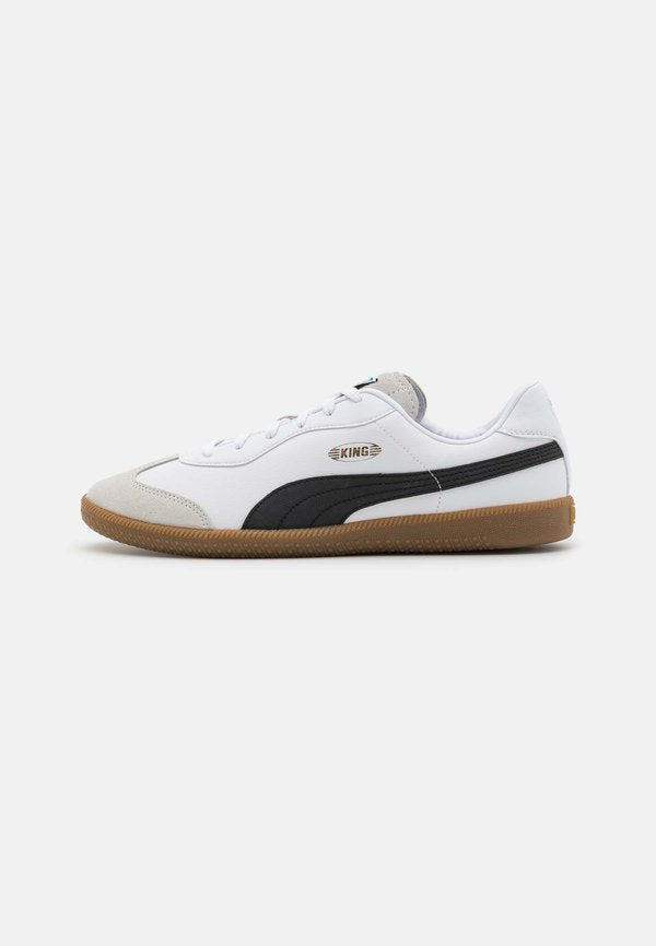 Puma KING 21 IT UNISEX - Indoor football boots - white/black