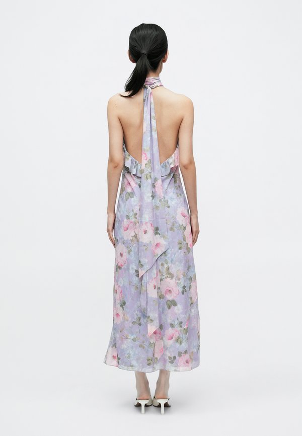 Needle & Thread CAMILLES GARDEN HALTER NECK ANKLE GOWN