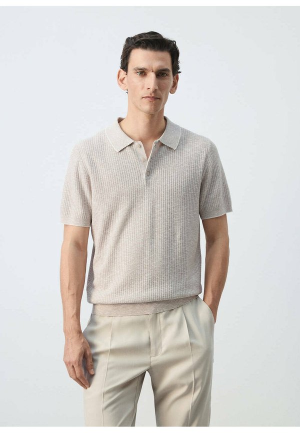 Mango ADULT - Polo shirt - sand