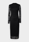 VILA VIDIDA HIGH NECK MIDI DRESS