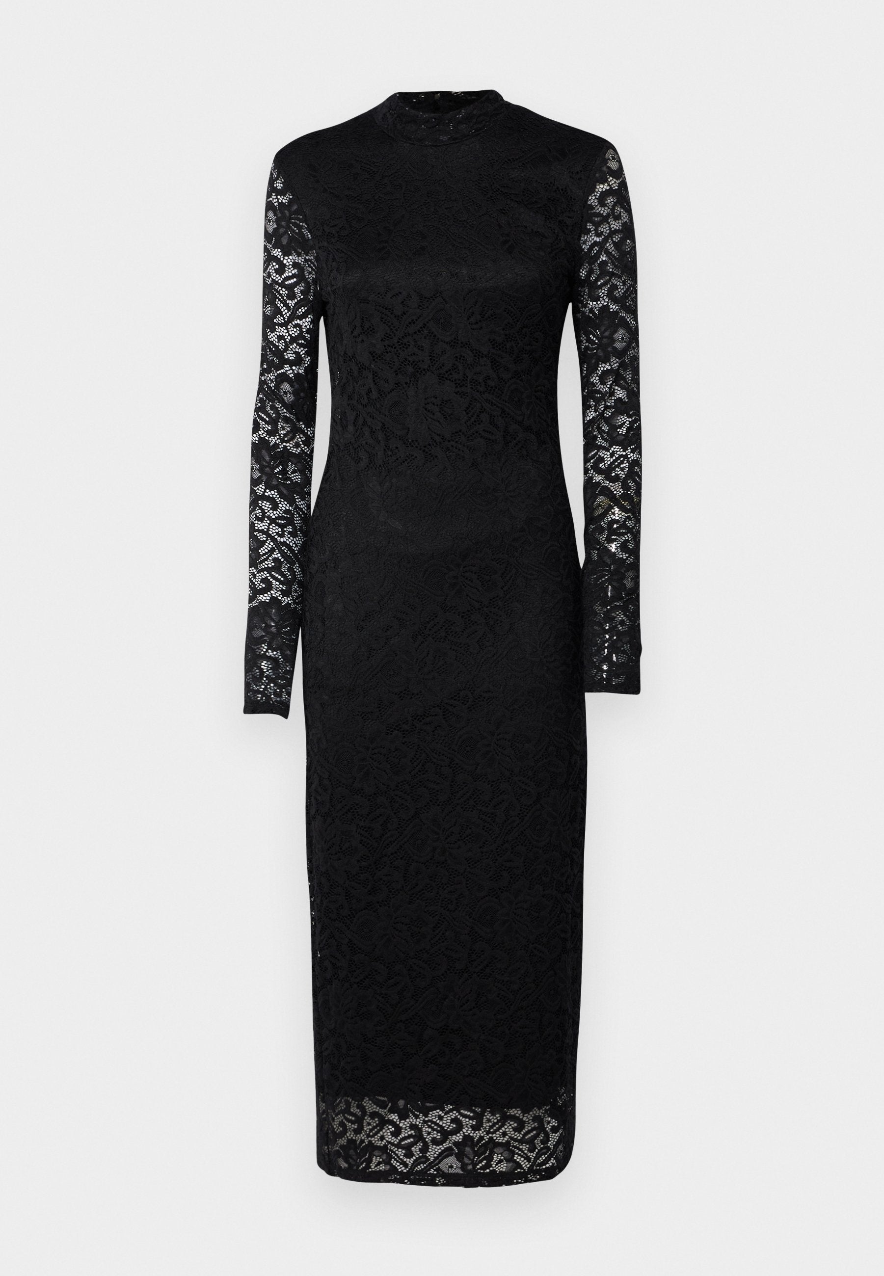 VILA VIDIDA HIGH NECK MIDI DRESS
