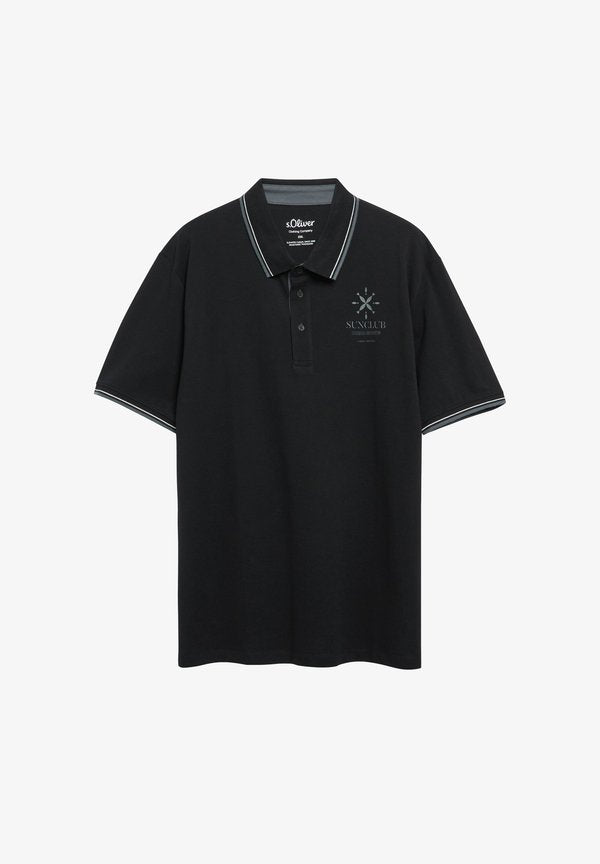 s.Oliver POLO-SHIRT - Polo shirt - schwarz