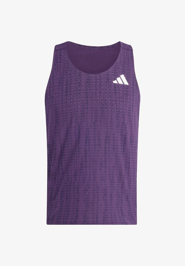 adidas Performance ADIZERO - Top - aurora plum/noble ink