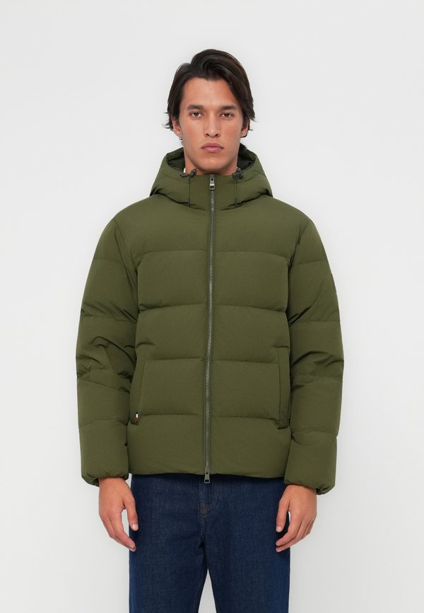 Tommy Hilfiger HOODED PUFFER - Down jacket - huntsman green