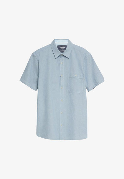 s.Oliver HEMD - Shirt - blau