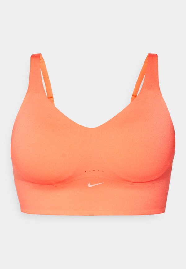 Nike Performance ALATE BRA - Medium support sports bra - magic ember/white