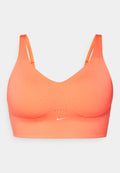 Nike Performance ALATE BRA - Medium support sports bra - magic ember/white