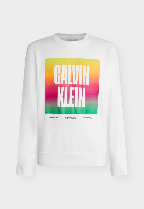 Calvin Klein Jeans PRIDE UNISEX - Sweatshirt - bright white