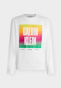 Calvin Klein Jeans PRIDE UNISEX - Sweatshirt - bright white