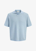 Jack & Jones Knitted Knitted - Polo shirt - cashmere blue