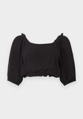 ONLY ONLCHIARA COTTAGE CORE  - Blouse - black