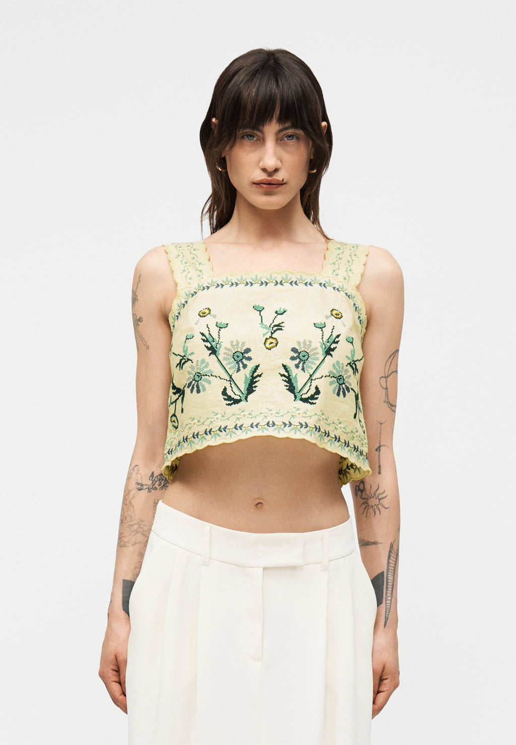 Sea AUDRA EMBROIDERY TANK