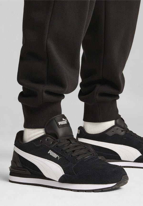 Puma ST RUNNER - Trainers - black- white- silver