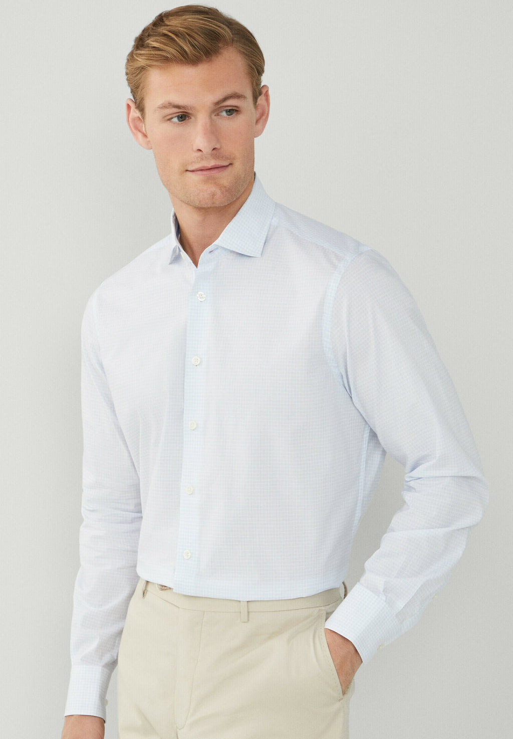 Hackett London GRAPH CHECK ENG STRIP