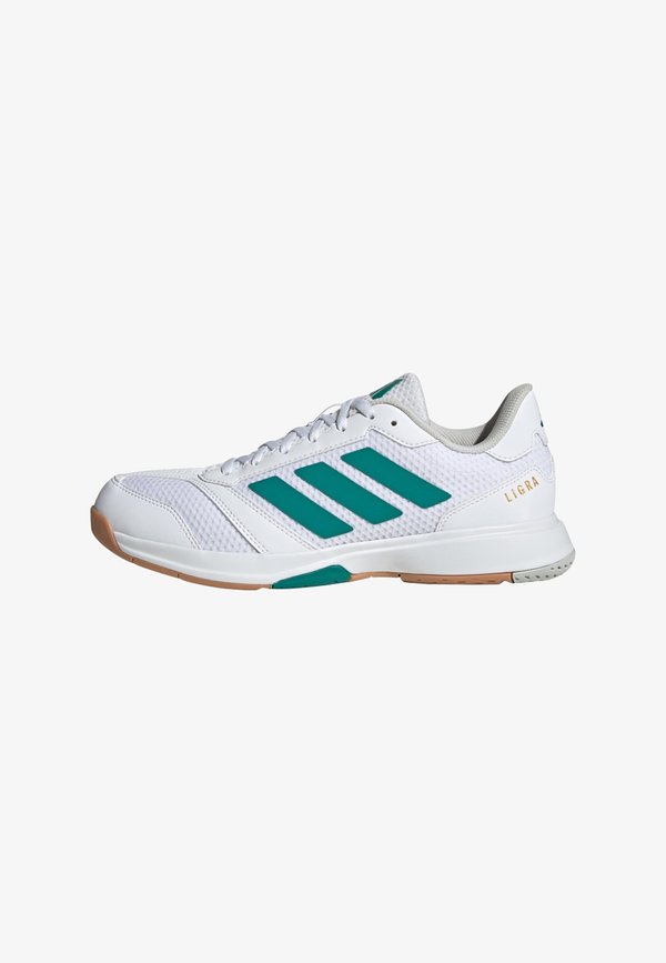 adidas Performance ADIDAS PERFORMANCE UNISEX - Handball shoes - cloud white   equipment green   grey one
