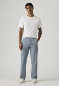 Levi's® XX CHINO AUTHENTIC RELAXED - Trousers - plaid wash – light blue twill