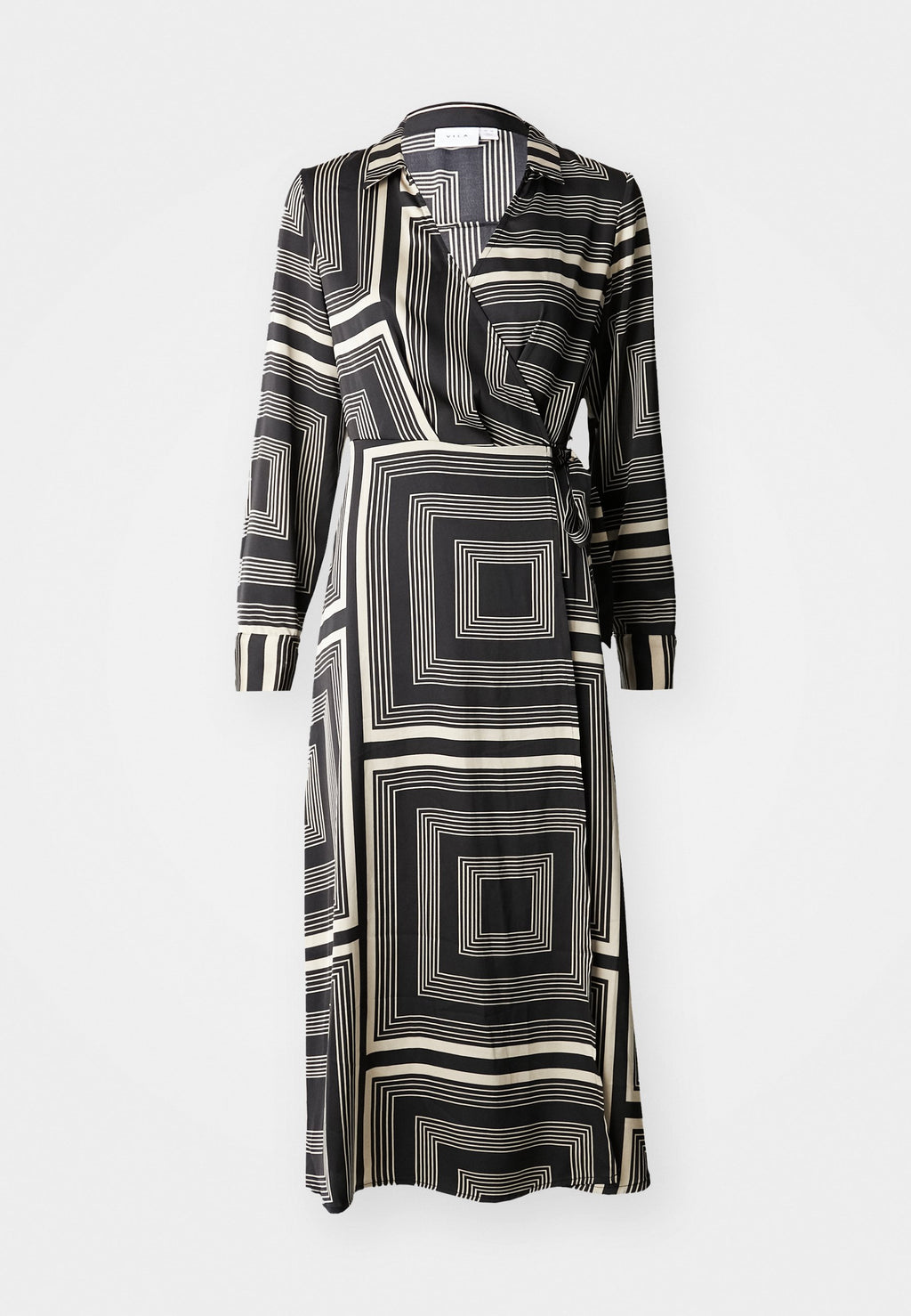 VILA VIMADJA WRAP MIDI DRESS