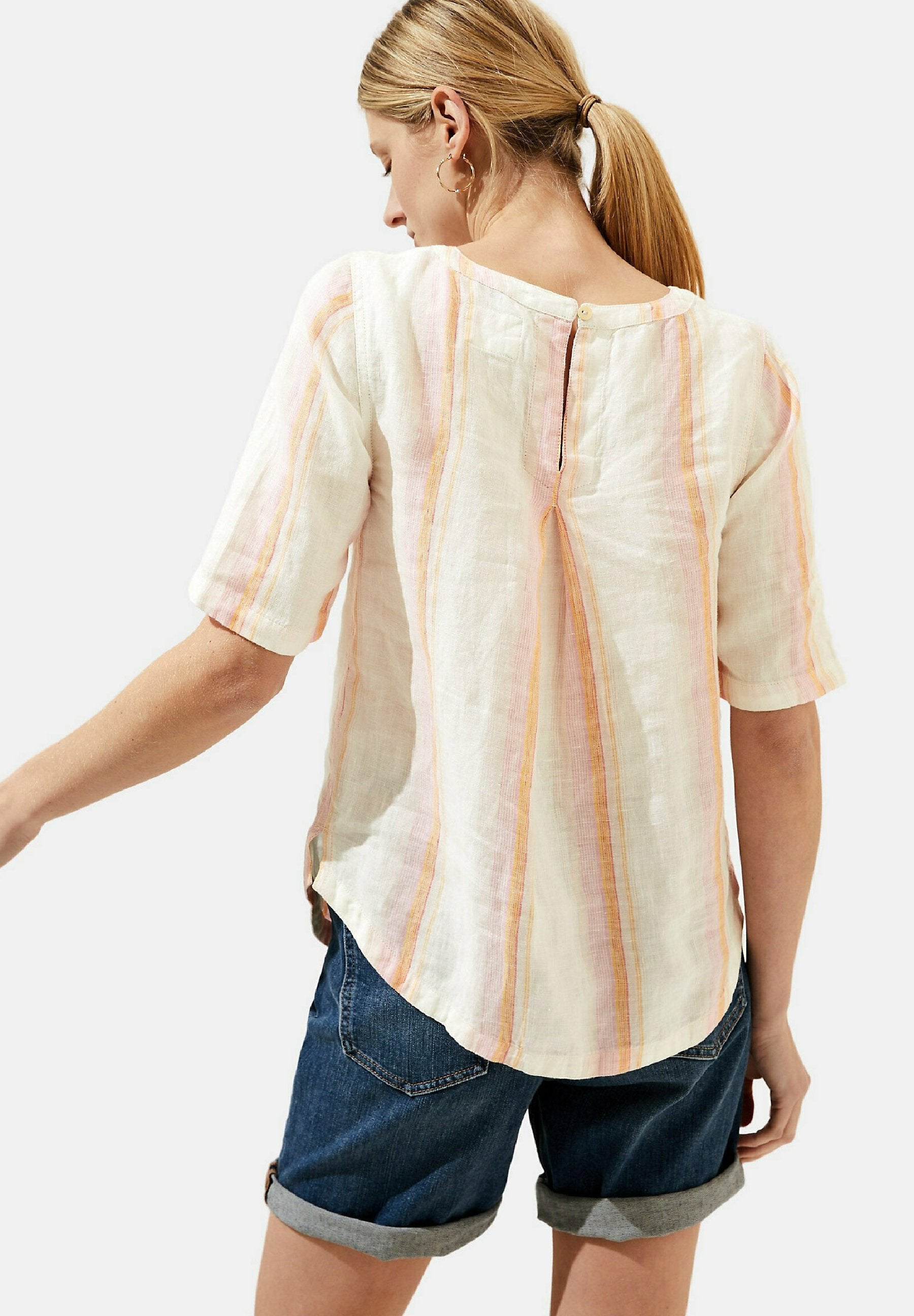 Marks & Spencer STRIPED ROUND NECK