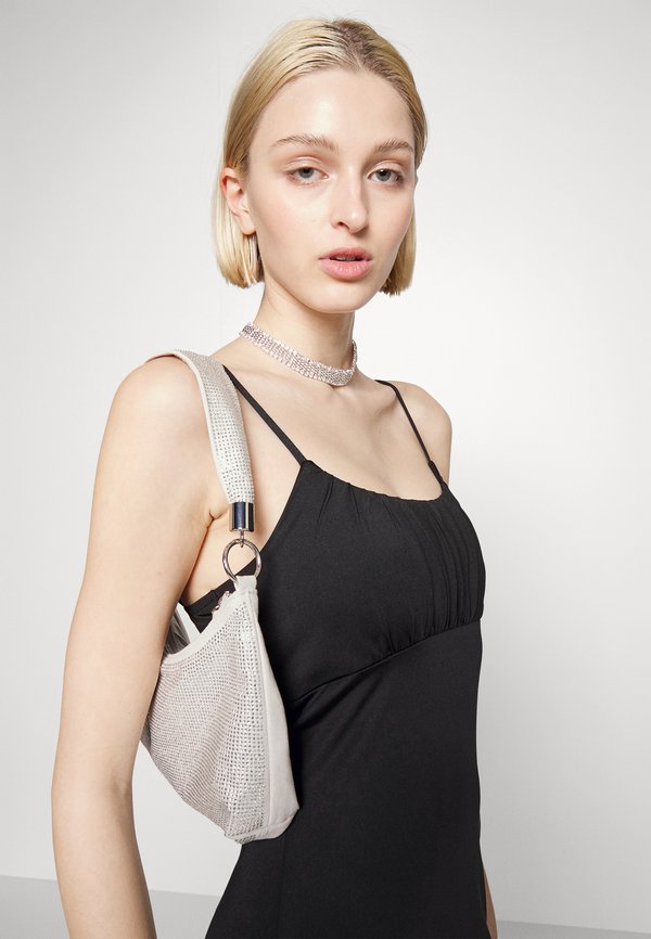 Even&Odd STRAPPY EMPIRE SQUARE NECK MINI DRESS (EO-SS23-C127-SJ) / 802 - BLACK