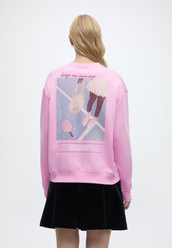 Marc O'Polo DENIM SWEATSHIRT, LSL, FRONT AND BACK PRINT