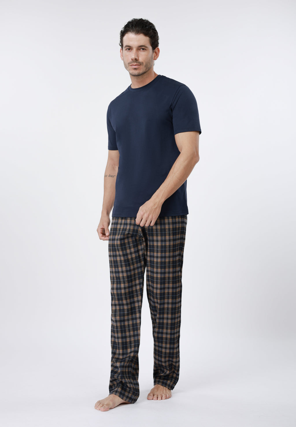 Pier One LONG TROUSER, SHORT, 2 T-SHIRT PYJAMA SET