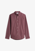 Tommy Hilfiger FLEX HAIRLINE POPLIN RF SHIRT - Shirt - deep rouge