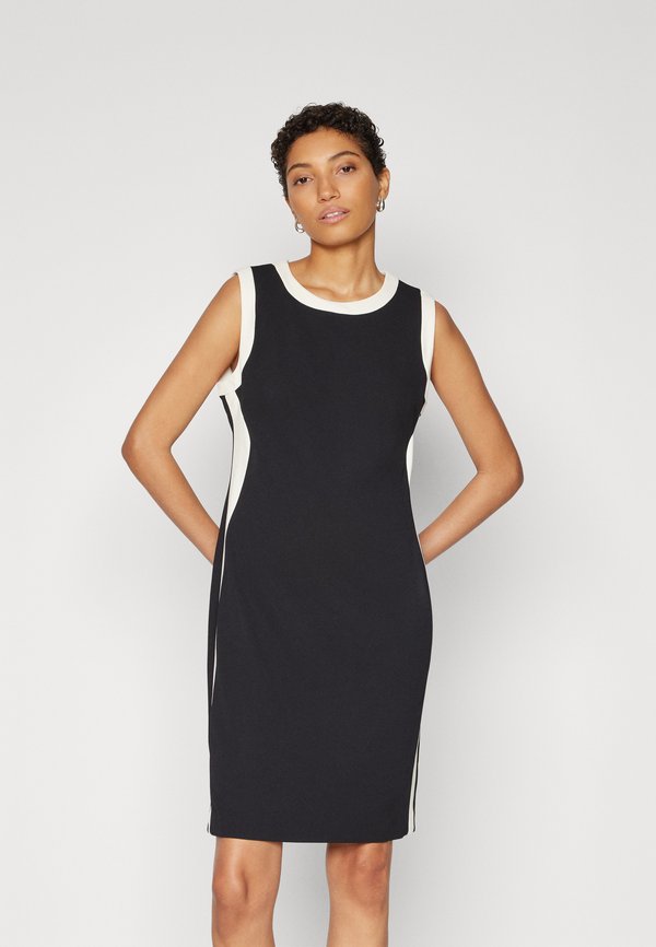 DKNY CONTRAST NECK AND SIDES