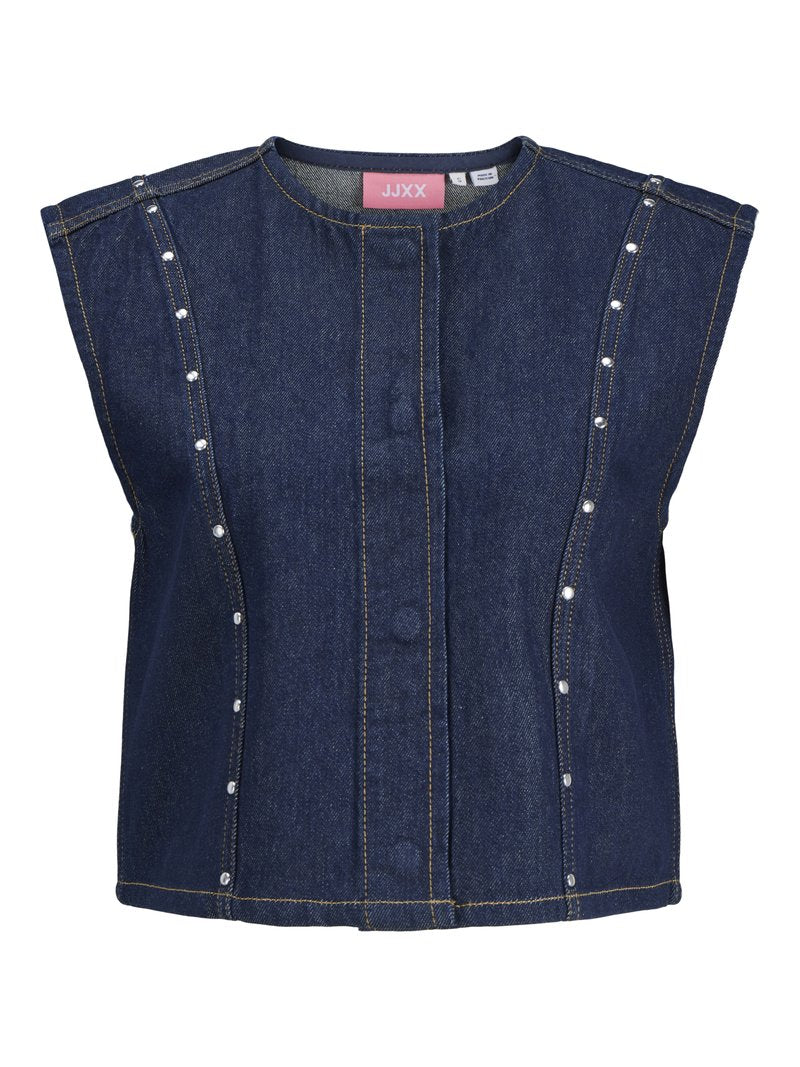 JXMAE DENIM WAISTCOAT Media 1