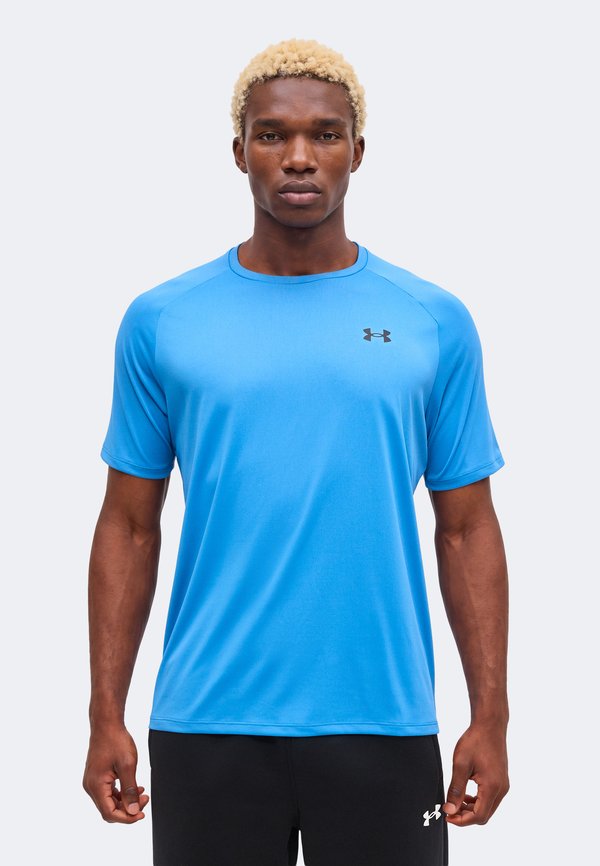 Under Armour TECH 2.0 - Sports T-shirt - aegean blue/black