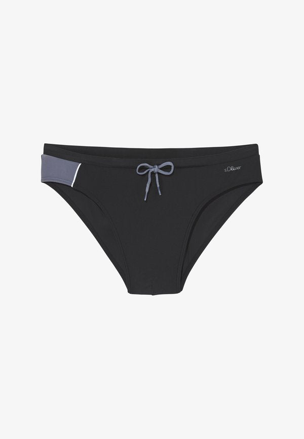 s.Oliver Swimming briefs - schwarz