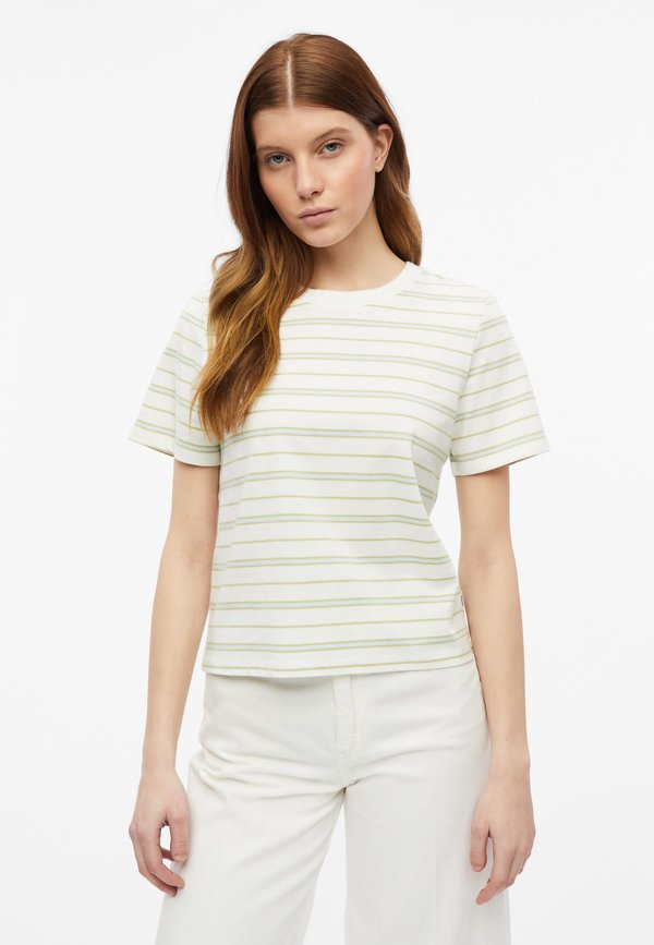 s.Oliver T-SHIRT - Print T-shirt - creme