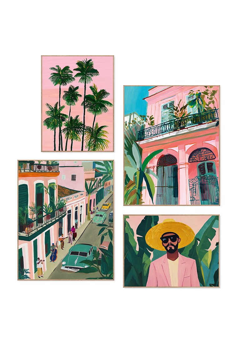 Orange Wallz CUBAN STYLE SET