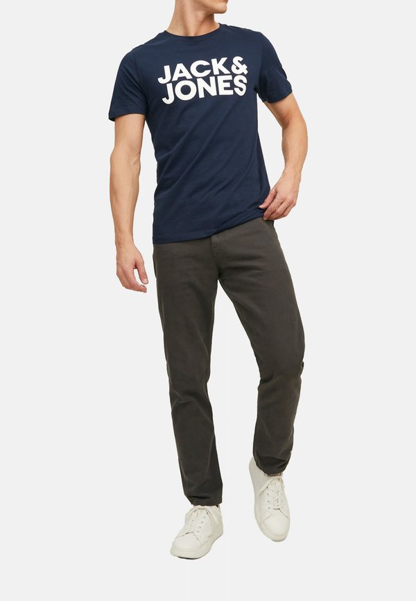 Jack & Jones 3 PACK - Print T-shirt - navy blazer