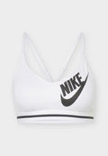 Nike Performance INDY LOGO BRA - Light support sports bra - white/black