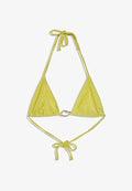 Bershka BIKINI TOP - Bikini top - neon yellow