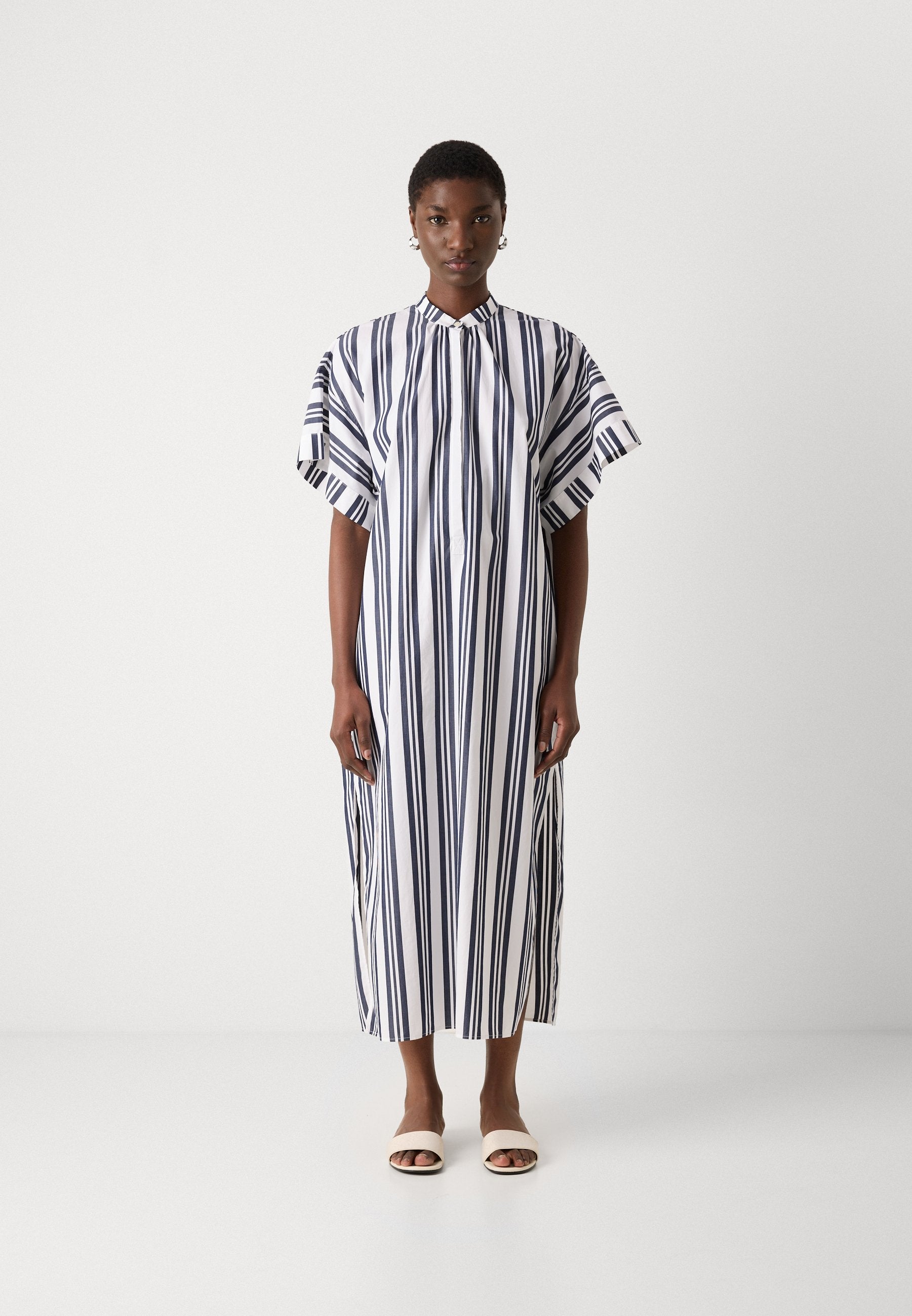 GANT STRIPED CAFTAN DRESS