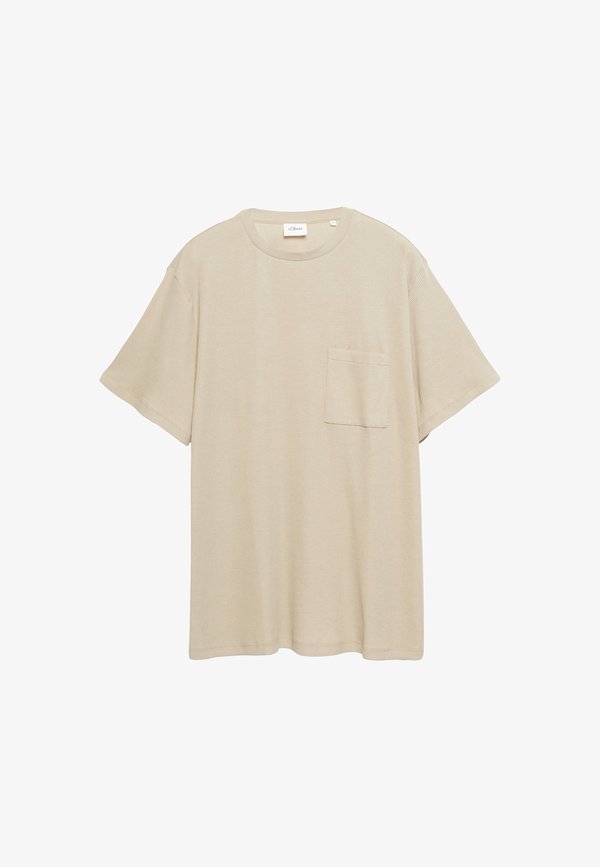 s.Oliver T-SHIRT - Basic T-shirt - beige
